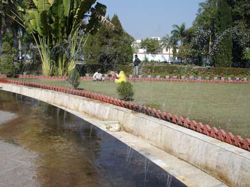 Fountains at Royal Garden.