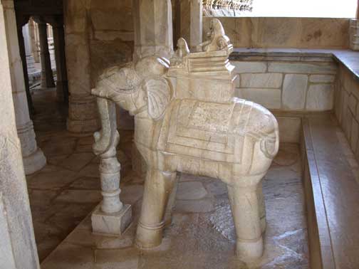 Ranakapur Jain Temple elephant.